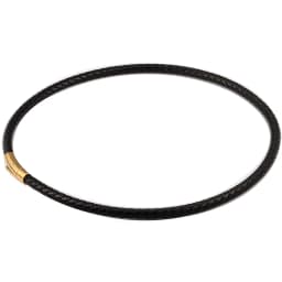 4mm/6mm Man-made Leather Necklace Choker For Men Boys Red Black Brown Braided Rope Chain Male Push Clasp Jewelry Gifts UN149