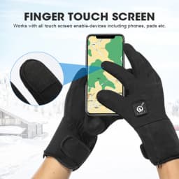 Savior Heat Winter Ski Heated Gloves Hand Warm Rechargeable Eelctric Battery for Men Women Keep Heating Outdoor Sports Gloves