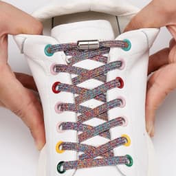 Colorful No Tie Shoe laces Elastic Laces without ties Flat Shoelaces for Sneakers Kids Adult Quick lace for Shoes Rubber Bands