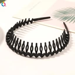 Fashion Simple Headdress Solid Color Resin Hair Comb Hairbands For Women Headband Hair Hoop Bezel With Teeth Hair Accessories