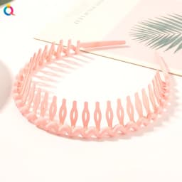 Fashion Simple Headdress Solid Color Resin Hair Comb Hairbands For Women Headband Hair Hoop Bezel With Teeth Hair Accessories