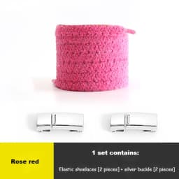 Magnetic Lock Shoelaces Boots Plush Laces Kids Adult Elastic No tie Shoe laces Sneakers for Shoelace One Size Fits All Shoes