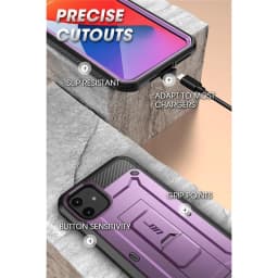SUPCASE For iPhone 12 Case 12 Pro Case 6.1"(2020) UB Pro Full-Body Rugged Holster Cover with Built-in Screen Protector&Kickstand