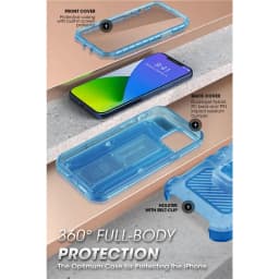 SUPCASE For iPhone 12 Case 12 Pro Case 6.1"(2020) UB Pro Full-Body Rugged Holster Cover with Built-in Screen Protector&Kickstand