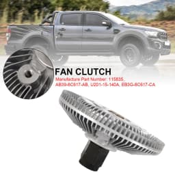 Areyourshop Fan Clutch 115835 Fit for Ford Ranger Fit for Mazda BT50 2.2L 3.2L Turbo Diesel Replace Car Accessories