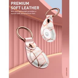 Keychain Case for Apple AirTag 2nd Gen/1st Gen I-BLASON Cosmo Stylish Protective Case Holder with Keychain Ring for Apple AirTag