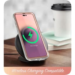 For iPhone 14 Pro Case 6.1 inch (2022) I-BLASON Cosmo Full-Body Glitter Marble Bumper Case with Built-in Screen Protector
