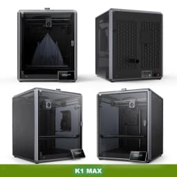 Creality K1 Max 3D Printer Automatic Leveling 600mm/s Printing Speed 300x300x300MM AI Camera Dual-gear Direct Drive Extrud