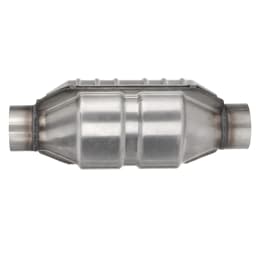 Universal 2.5" Performance Universal Catalytic Converter 13" Length with Heat Shield Stainless Steel High-Flow Performance