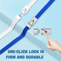 1Pair No Tie Shoe laces Elastic Laces Sneakers Boots Lock Shoelaces without ties Kids Adult 8MM Wide Rubber Bands Flat Shoelace