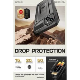 SUPCASE For iPhone 15 Case 6.1" (2023 Release) UB Pro Full-Body Rugged Heavy Duty Rugged Case with Built-in Screen Protector