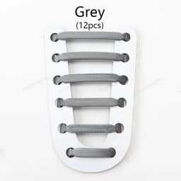 12Pcs Silicone Shoelaces for Shoes No Tie Shoe laces Elastic Laces Sneakers Kids Adult Rubber Shoelace One Size Fits All Shoes