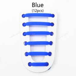 12Pcs Silicone Shoelaces for Shoes No Tie Shoe laces Elastic Laces Sneakers Kids Adult Rubber Shoelace One Size Fits All Shoes