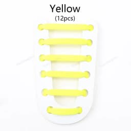 12Pcs Silicone Shoelaces for Shoes No Tie Shoe laces Elastic Laces Sneakers Kids Adult Rubber Shoelace One Size Fits All Shoes