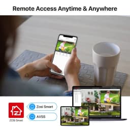 ZOSI 4K HD PoE NVR System 8CH/16CH H.265+ Video Surveillance Network Recorder Only for ZOSI 5MP 8MP PoE Cameras