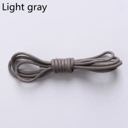 1Pair Waxed Cotton Round Shoe laces Leather Waterproof ShoeLaces Men Boots Shoelace Shoestring Length 80/100/120/140CM P2