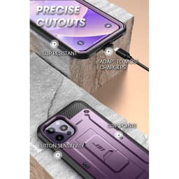 SUPCASE For iPhone 14 Pro Max Case 6.7" (2022) UB Pro Full-Body Rugged Holster Cover with Built-in Screen Protector & Kickstand
