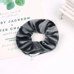 1PC Fashion New Velvet Pocket wallet Hair Scrunchies Retro Zipper Large Intestine Elastic Hair Band Hair Accessories Hot