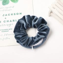 1PC Fashion New Velvet Pocket wallet Hair Scrunchies Retro Zipper Large Intestine Elastic Hair Band Hair Accessories Hot
