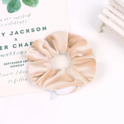 1PC Fashion New Velvet Pocket wallet Hair Scrunchies Retro Zipper Large Intestine Elastic Hair Band Hair Accessories Hot