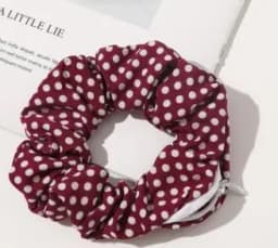 1PC Fashion New Velvet Pocket wallet Hair Scrunchies Retro Zipper Large Intestine Elastic Hair Band Hair Accessories Hot