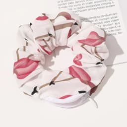 1PC Fashion New Velvet Pocket wallet Hair Scrunchies Retro Zipper Large Intestine Elastic Hair Band Hair Accessories Hot