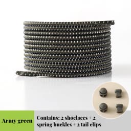 1Piar Elastic Shoelaces Sneakers Quality Lock Shoe laces Round Tennis Laces Without ties Adult Kids Rubber Bands for Shoes