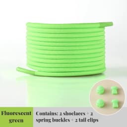 1Piar Elastic Shoelaces Sneakers Quality Lock Shoe laces Round Tennis Laces Without ties Adult Kids Rubber Bands for Shoes