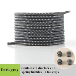 1Piar Elastic Shoelaces Sneakers Quality Lock Shoe laces Round Tennis Laces Without ties Adult Kids Rubber Bands for Shoes