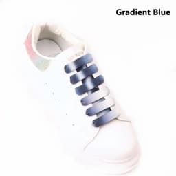 MCQ Black White Shoelaces Rainbow Shoelace Sneaker Casual Shoes Laces Gradient 1.2CM Width 100/120/140CM Flat Shoe laces Strings