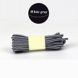 1Pair Striped Double Color Shoe laces Round Outdoor Sneakers Shoelaces Cotton Boots Shoelace 70CM 90CM 120CM 150CM 18 Colors