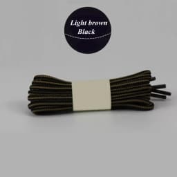 1Pair Striped Double Color Shoe laces Round Outdoor Sneakers Shoelaces Cotton Boots Shoelace 70CM 90CM 120CM 150CM 18 Colors