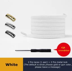 1Pair No Tie Shoe laces Magnetic Lock Shoelaces without ties Elastic Laces Sneakers Kids Adult Flat Quick Shoelace on magnets
