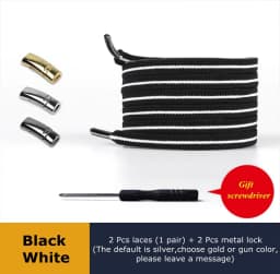 1Pair No Tie Shoe laces Magnetic Lock Shoelaces without ties Elastic Laces Sneakers Kids Adult Flat Quick Shoelace on magnets