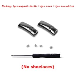 1Pair No Tie Shoe laces Magnetic Lock Shoelaces without ties Elastic Laces Sneakers Kids Adult Flat Quick Shoelace on magnets