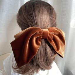 2021Retro Personality Exaggeration Barrette Bow Velvet For Women Girls Elegant Bow Vintage Hair Clip Prom Hair Accessories Party