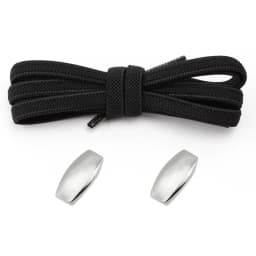 1Pair Elastic Laces Sneakers New Lock Flat Shoelaces Without ties Kids Adult No Tie Shoelace Rubber Bands Shoes Accessories