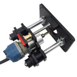 65/69MM Woodworking Router Lift System and Aluminum Top Plate for 65mm Diameter Motors Workbench Trimmer Engraving Machine Tools