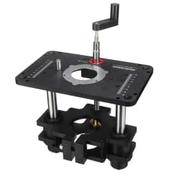 65/69MM Woodworking Router Lift System and Aluminum Top Plate for 65mm Diameter Motors Workbench Trimmer Engraving Machine Tools