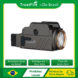 TrustFire GM23 Tactical LED Flashlight 800 Lumens GL0ck Light Rail Mounted USB Rechargeable Torch