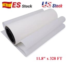 CALCA 11.8' X 328 FT DTF Printer Transfer Film Premium Roll Direct to Printing Hybrid Hot Peel Film US and Spain Stock