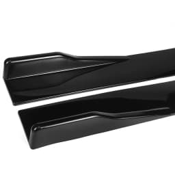 2m Car Side Skirt Splitter Winglet Side Wing Bumper Lip For VOLKSWAGEN For VW For Polo For GOLF mk5 mk6 mk7 For Jetta For Passat