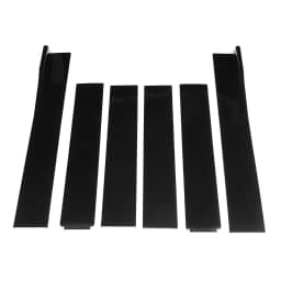 2m Car Side Skirt Splitter Winglet Side Wing Bumper Lip For VOLKSWAGEN For VW For Polo For GOLF mk5 mk6 mk7 For Jetta For Passat