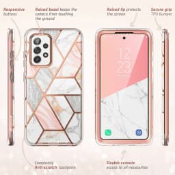 For Samsung Galaxy A33 Case 5G (2022) I-BLASON Cosmo Slim Stylish Protective Bumper Case with Built-in Screen Protector