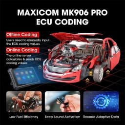Autel MaxiCOM MK906 Pro MK906PRO Diagnostic Scanner Advanced ECU Coding Diagnostic Tool OBD2 Scanner PK MaxiSys MK906BT MS906