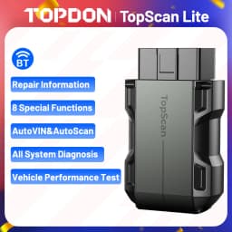 TOPDON TopScan Lite Scanner Smart Diagnostic Tool DTC Repair Guide Bluetooth OBD2 Code Reader Full System Active Test