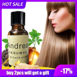 Andrea Hair Fast Hair Growth Essentielle Herbal Keratin Dense Alopecia Loss Liquid Ginger Sunburst Yuda Pilatory Oil 20ml