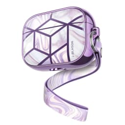 I-Blason Cosmo Case Designed For Airpods Pro, 360 Degree Protective Marble Case Cover Compatible with Apple AirPods Pro (2019)