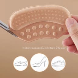 2022 New High Heels Insoles for Women Heel Protector Stickers Cushion Inserts Foot Heel Liners Pain Relief Pads Foot Accessories