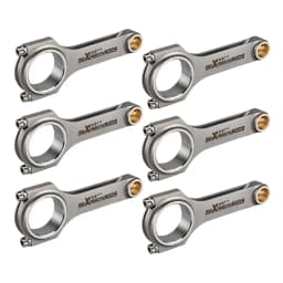 4340 Forged Steel H-Beam Connecting Rods For BMW 328i 528i E36 E46 M52B28 135mm Balanced Cranks Bellie Pleuel Conrod